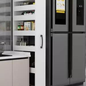 냉장고 틈새장 틈새 좁은 그릇장 정리 보관함