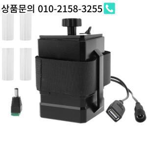 방수 DIY 4x18650 배터리 케이스 박스 커버 16.8V DC 및 5V USB 전원 공급 장치 자전거 LED 라이트 핸드폰