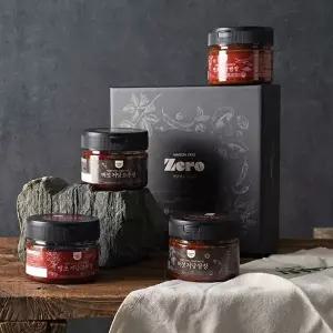 [이푸른]이순규 명인 저당장류 4종세트 (땡초저당쌈장+땡초저당고추장+버섯저당쌈장+버섯저당고추장) 각 2