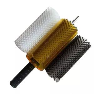 스노우 보드 왁싱 나일론 브러시 키트 말총 스키 관리용 구리