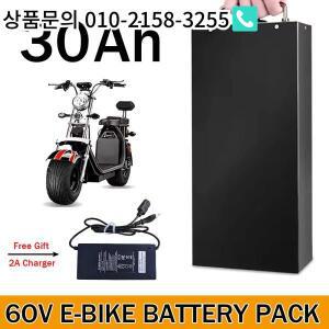 Harley 60V 30Ah 전기 스쿠터 배터리 팩 250W~1500W 오토바이 +