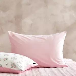 제이 극세사 핑크 베개커버(50x70cm)