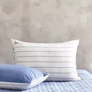 플로어 극세사 네이비 베개커버(50x70cm)