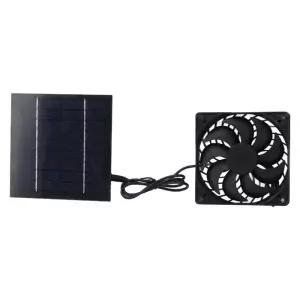 소형 온실용 태양광 패널 개집 창고 10W 선풍기 키트 환기