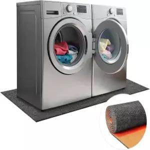 세탁기 매트 아래 9mm 두께 63인치 L x 36인치 W 충격 흡수 소음 감소 논슬립 바닥 냉장고 건조기 휴대용