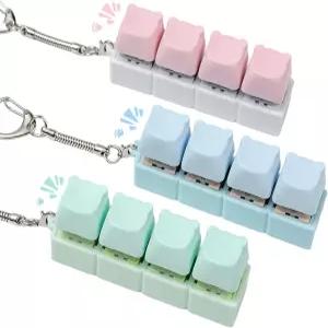 PCS 키보드 피젯 장난감 3종 크리미 클리키 사일런트 클리커 열쇠고리 귀여운 곰 버튼 손가락 불안