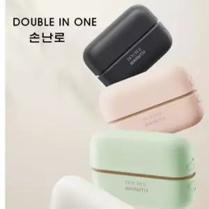 듀얼 양손 충전식 휴대용 전기 손난로 학생 핫팩 보조배터리 대용량 USB 양면 발열 핸드워머 온열 단체 선