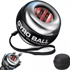 (2026년 신제품 6레벨 컬러 시프트) 올메탈 파워 자이로 볼 무게 자동 시동 핸드 손목 팔뚝 트레이너 및