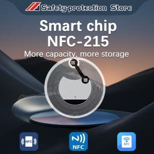 30피스]215NFC 전자 태그 모바일 NFC Ntag 라운드 카드 게임 바로 가기 명령 음악 벽 화웨이호환 공유 ios