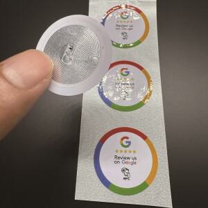 부스트 검토 NFC 스티커  Google Review 카드 태그  Tap to