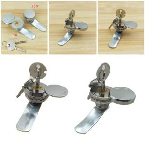 가구 하드웨어 실린더 잠금 장치  문짝 맥세이프 캐비닛 우편함 자물쇠 서랍 찬장 상자 2 키 아연 합금  1