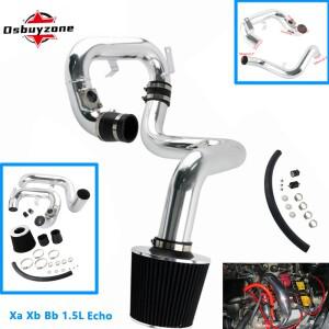 [호환품]레이싱 폴리쉬 파이프 콜드 에어 인테이크 + 필터 (Scion XA XB BB 1.5L L4 2004-2006 / 00-05 Toy