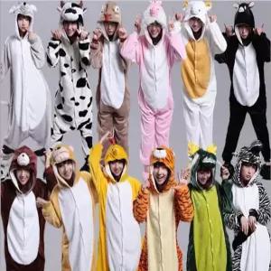 동물잠옷 실내복 실내 잠옷 부드러운 홈웨어 따듯한 파자마 폭신