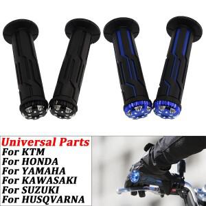 바이크 오토바이 미끄럼 방지 핸들 바 그립 자전거 고무 야마하 YZ 혼다 호환 CR KTM용 범용 22mm