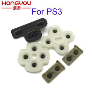 [호환품]소니호환 플레이 스테이션 3 PS3 컨트롤러 실리콘 전도성 고무 버튼 패드 세트