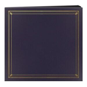 파이오니어 사진 앨범 204 포켓 포스트 바운드 가죽 커버 4 x 6 인치 프린트, 베이 블루