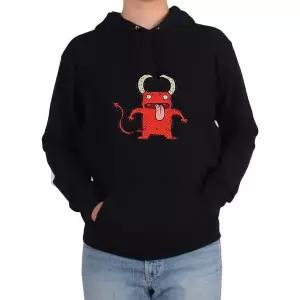 [하프클럽/]후드티 빨간악마 뿔달린빨간소 레드악마 메롱 뿔그림 다양한 색