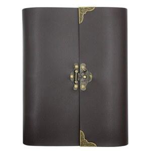 아이베아티 빈티지 가죽 사진 앨범 스크랩북 기념 크리스마스 결혼식 생일 선물