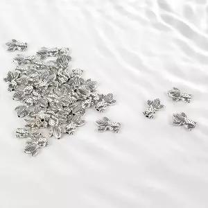 금붕어 실버 목걸이 키링 액세서리 펜던트 부자재