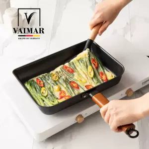 [바이마르] 블랙빈 스텐 직사각 후라이팬 29cm