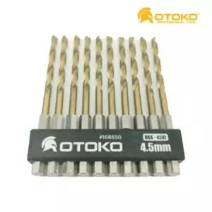 철판기리 전동날 HSS 4241 철임팩드릴비트 4.5mm 10pcs+1 (WFKBA35)