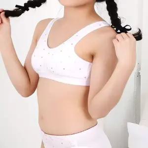 [하프클럽/]주니어용 하트패턴 편안한 1단계 브라 착용감 우수 브라딕 소프