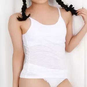 [하프클럽/]나노실버 줄무늬 주니어 스포츠 브라런닝 신축성 좋은 활동복