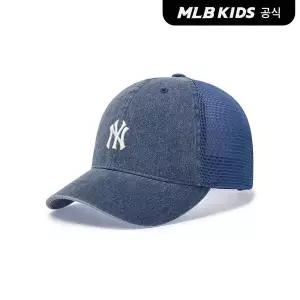 [MLB키즈](공식)26SS 피그먼트 워싱 메쉬캡 NY (Navy) 7ACPB0363-50NYS