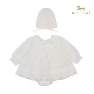 [롯데백화점]에뜨와 레니아레이스바디수트SET 07T027982/임신,출산,신생아,백일,돌선물,유아드레스