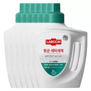 애경 랩신 항균 세탁세제 솔잎향 2L X 6개(1박스)