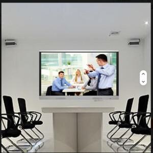 맞춤형 86인치 4K 울트라 HD 스크린 스마트 보드  터치 화이트 비디오 회의용 프로젝터