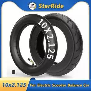 유모차 트롤리 전기 스쿠터용 10x2.125 타이어 및 튜브 0 포함 타이어 교체 휠   6인치 림용 밸브 스템
