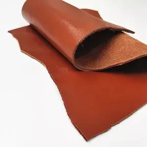 인조가죽시트지 가죽 수선패치 2MM 두께의 첫 번째 겹 소가죽 오렌지 가구용 소파 소프트 백 패브릭