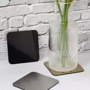 사각형 받침대 티 코스터 금속 받침 컵 (WFKBLGA)