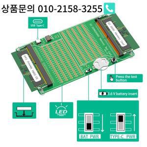 노트북 SO DDR4 메모리 RAM  카드 진단 어댑터 PCB 회로  컴퓨터용 LED