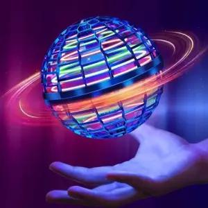 LED 매직 플라잉볼 인싸드론 드론 UFO 988 워터 드롭 리모컨 스피너 블루