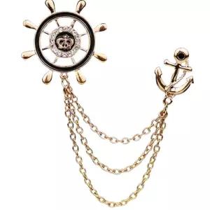 정장 브로치 옷깃 옷핀 액세서리 큐빅 핀 코트 뱃지 자켓