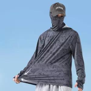 여름낚시복 상의 마스크포함 바람막이 바다 자외선 차단 민물 의류