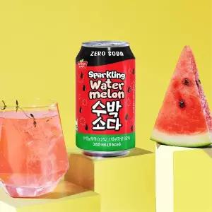 리얼 수박 소다 제로 350ml x 24캔