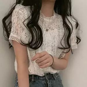 시스루 여름블라우스 블라우스 세련 반팔 여성스 (WFKBMQ0)