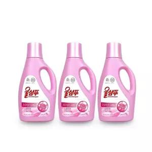 애경 울샴푸(용기 1L) 오리지널-3개 중성세제 일반 드럼겸용 빨래