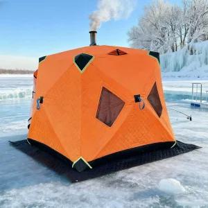 올원픽 빙어텐트 빙어낚시 큐브 빙어 낚시 누빔텐트