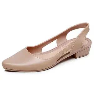 [하프클럽/]여자구두 여성 아쿠아 슬링백 젤리 슈즈 발편한 캐주얼룩 정장