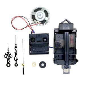 진자 시계 메커니즘 음악 차임 박스  및 숏 검은 수동 조용한 전원 트리거 움직임을 스윕