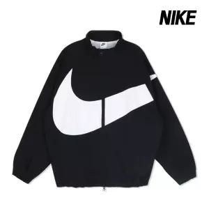 나이키 바람막이 NSW 오버사이즈 우븐 자켓 여성 블랙 HV4108-010