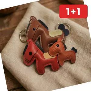 키링 말키링 가죽 인형 말 키링 백꾸 가방 말띠 붉은말의해