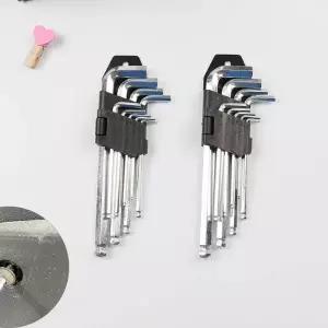 [셀러에이드]가정용 공구 수리 휴대용 육각 볼렌치 세트 9종 1P