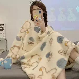 여유핏 롱 기장 여성 원피스 잠옷 겨울 수면잠옷 파자마