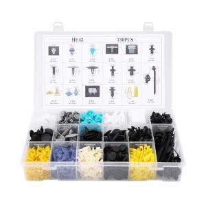 730개 리테이너 클립 자동차 푸시 핀 리벳 세트 고급 부품 신뢰할 수 있는 액세서리 패스너 대체품