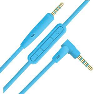 [미국배송] 토비솜 QC25 케이블 3.5MM ~ 2.5MM 헤드폰 코드 BOSE QUIETCOMFORT 25 QC35II QC45 OE2 LIVE2 헤드폰용 교체용 오디오 코드 와이어(블루)